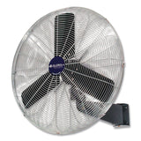 Global Industrial® Oscillating Wall Mount Fan, 30", 3 Speeds, Black (GBE607051) Each