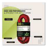 GoGreen Power 14 AWG Outdoor Extensioin Cord, 50 ft, 15 A, Orange (GGPGG13850) Each