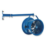 Global Industrial® High Velocity Drum Fan with Yoke Mount, 14", 1 Speed, Blue (GBE293092) Each