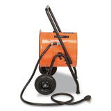 Global Industrial® Portable Salamander Heater with Adjustable Thermostat, 10,000 W, 21.59 x 28 x 38.5, Orange (GBE653558) Each