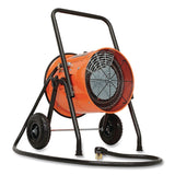 Global Industrial® Portable Salamander Heater with Adjustable Thermostat, 10,000 W, 21.59 x 28 x 38.5, Orange (GBE653558) Each
