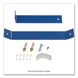 Global Industrial® High Velocity Fan, Wall and Column Mount, 14", 1 Speed, Blue (GBE293146) Each