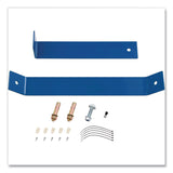 Global Industrial® High Velocity Fan, Wall and Column Mount, 18", 1 Speed, Blue (GBE293147) Each