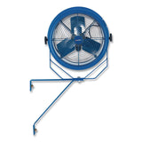 Global Industrial® High Velocity Fan, Wall and Column Mount, 22", 1 Speed, Blue (GBE293148) Each