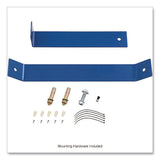 Global Industrial® High Velocity Fan, Wall and Column Mount, 22", 1 Speed, Blue (GBE293148) Each