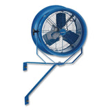 Global Industrial® High Velocity Fan, Wall and Column Mount, 22", 1 Speed, Blue (GBE293148) Each