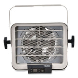 Global Industrial® Unit Heater Horizontal Downflow with Remote, 7,500 W, 14.68 x 15 x 12.5, White (GBE246726) Each