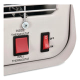 Global Industrial® Unit Heater Horizontal Downflow with Remote, 7,500 W, 14.68 x 15 x 12.5, White (GBE246726) Each