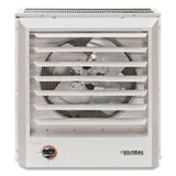 Global Industrial® Unit Heater Horizontal or Vertical Downflow, Multi-Watt, 10,000 W, 19 x 8.5 x 21.44, White (GBE246133) Each