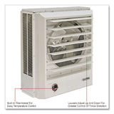 Global Industrial® Unit Heater Horizontal or Vertical Downflow, Multi-Watt, 10,000 W, 19 x 8.5 x 21.44, White (GBE246133) Each