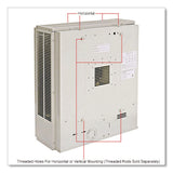 Global Industrial® Unit Heater Horizontal or Vertical Downflow, Multi-Watt, 10,000 W, 19 x 8.5 x 21.44, White (GBE246133) Each
