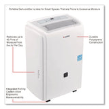 Global Industrial® Portable Dehumidifier with Pump and Wi-Fi, 9.62 x 11.62 x 19.87, White (GBE246733) Each