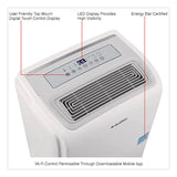 Global Industrial® Portable Dehumidifier with Pump and Wi-Fi, 9.62 x 11.62 x 19.87, White (GBE246733) Each