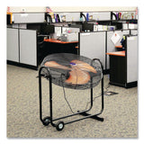 Global Industrial® Portable Tilt Blower Drum Fan, 36", 2 Speeds, Black/Orange (GBE258320) Each