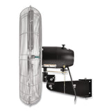 Global Industrial® Deluxe Oscillating Wall Mount Fan, 24", 3 Speeds, Silver (GBE258321) Each