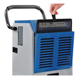 Global Industrial® Commercial Dehumidifier with Humidistat, 70 pt Tank Capacity, 17 x 20.31 x 32.5, Gray (GBE246687) Each