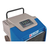 Global Industrial® Low Grain Refrigerant Dehumidifier with Pump, 130 pt Tank Capacity, 22.43 x 20.81 x 37.81, Blue (GBE246704) Each
