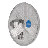 Global Industrial® Deluxe Oscillating Wall Mount Fan, 30", 3 Speeds, Black/Silver (GBE258322) Each
