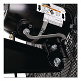 Global Industrial® 2-Speed Oscillating Outdoor Rated Wall Mount Fan, 24", Black (GBE292450) Each
