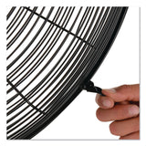Global Industrial® 2-Speed Oscillating Outdoor Rated Wall Mount Fan, 24", Black (GBE292450) Each
