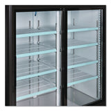 Global Industrial® Nexel Merchandiser Refrigerator, 45 cu ft, Black (GBE243006) Each
