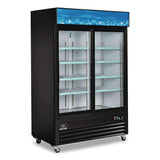 Global Industrial® Nexel Merchandiser Refrigerator, 45 cu ft, Black (GBE243006) Each