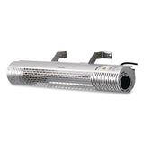 Global Industrial® Infrared Patio Heater with Remote Control, 1,500 W. 30.75 x 5 x 5.38, Silver (GBE246720) Each