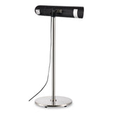 Global Industrial® Infrared Patio Heater Free Standing with Remote Control, 1,500 W, 35.38 x 5.13 x 42 to 82, Black (GBE246722) Each