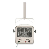 Global Industrial® Unit Heater, Horizontal Downflow, 10,000 W, 18.13 x 16.75 x 16.06, White (GBE246102) Each