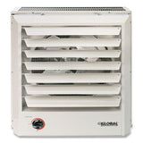 Global Industrial® Unit Heater Horizontal or Vertical Downflow, Multi-Watt, 7,500 W, 19 x 8.5 x 21.43, White (GBE246132) Each