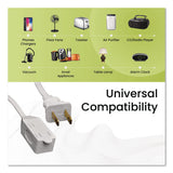 GoGreen Power Household Extension Cord, 15 ft, 13 A, White, 3/Pack (GGPGG247153) Pack of 3
