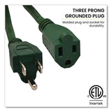GoGreen Power 16 AWG Outdoor Extension Cord, 25 ft, 13 A, Green (GGPGG13725GN) Each