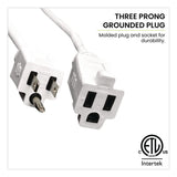 GoGreen Power 16 AWG Outdoor Extension Cord, 40 ft, 13 A, White (GGPGG13740WH) Each