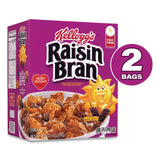 Kellogg's® Raisin Bran Cereal, 2 Bags/Box, 76.5 oz Box (GRR22002624) Each