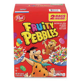 Post® Fruity Pebbles Crispy Rice Cereal, 2 Bags/Box, 38 oz Box (GRR22002627) Each