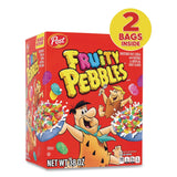 Post® Fruity Pebbles Crispy Rice Cereal, 2 Bags/Box, 38 oz Box (GRR22002627) Each