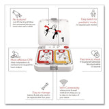 CARDIACT™ LIFEPAK CR2 Cellular Defibrillator, Semi-Automatic, English, Bag (AOH99512000970) Each