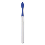 Oral-B® Essential Clean Toothbrush, Unscented, Blue/White, 72/Carton (PGC10904) Case of 72