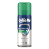 Gillette® Soothing Shave Gel, 2.5 oz Can, 24/Carton (PGC33092) Case of 24