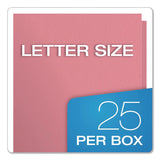 Oxford® Pink Ribbon Twin-Pocket Folder with Prong Fasteners, Accommodates (135) 11 x 8.5 Sheets, Pink, 25/Box (OXF57768) Box of 25
