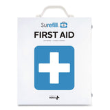 SUREFILL™ 100 Series Class B 3-Shelf First Aid Cabinet - Meds, 100 Person, 660 Pieces, Metal Case (AOHSF100BMT) Each