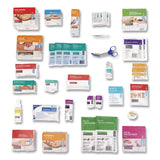 SUREFILL™ 80 Series Class A 2-Shelf First Aid Cabinet - Meds, 80 Person, 479 Pieces, Metal Case (AOHSF80AMT) Each