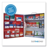 SUREFILL™ 100 Series Class A 3-Shelf First Aid Cabinet - Meds 100 Person, 576 Pieces, Metal Case (AOHSF100AMT) Each