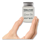 Diversified Hospitality Solutions Terra Pure Body Wash Jam Jar, Green Tea Lemongrass, 1 oz Jar, 300/Carton (DHS007491) Case of 300