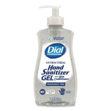 Dial® Professional Gel Antibacterial Hand Sanitizer, 11 oz Pump Bottle, Fragrance-Free, 12/Carton (DIA35482) Case of 12
