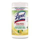 LYSOL® Brand Disinfecting Wipes II Fresh Citrus Scent, 1-Ply, 7 x 7.25, Fresh Citrus, White, 70 Wipes/Canister (RAC49128EA) Each
