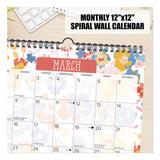 Willow Creek Press Meadow Flowers 2026 Spiral Wall Calendar, Floral Artwork, 12 x 12, Multicolor Sheets, 12-Month (Jan to Dec): 2026 (WPR54741) Each