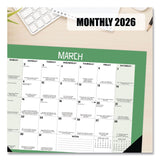 Willow Creek Press Bad Dad Jokes Monthly Desk Pad Calendar, 17 x 12, White/Multicolor Sheets, Black Headband/Corners, 12-Month (Jan to Dec) 2026 (WPR57056) Each