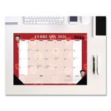 Willow Creek Press Betty Boop Small Monthly Desk Pad Calendar, 17 x 12, Red/White Sheets, Black Headband, Black Corners, 12-Month (Jan-Dec) 2026 (WPR57087) Each