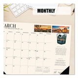 Willow Creek Press National Parks Small Monthly Desk Pad Calendar, 17 x 12, Multicolor Sheets, Black Headband/Corners, 12-Month (Jan-Dec) 2026 (WPR57124) Each